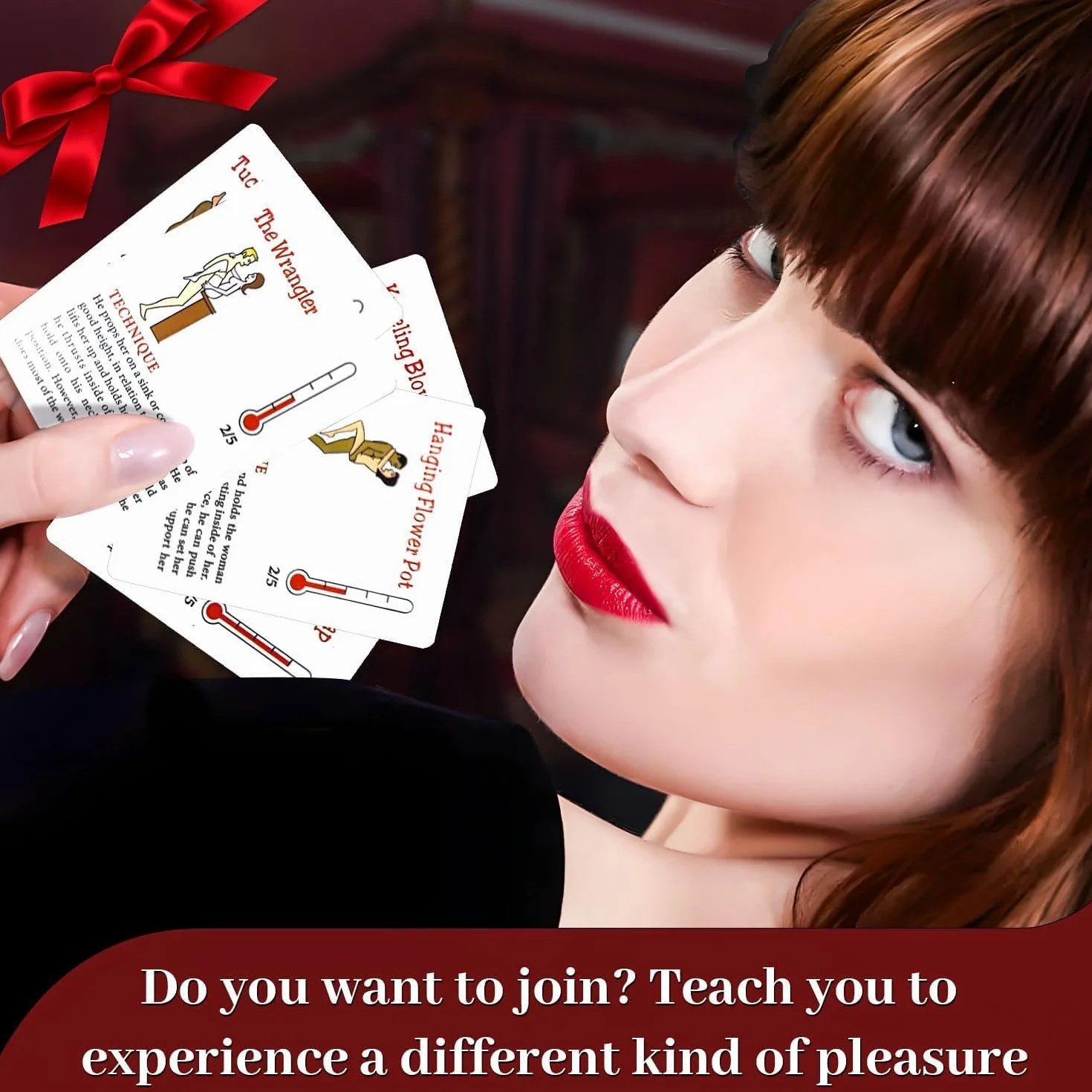 Kamasutra Poker Cards 50-Piece Adult Board Game for Couples