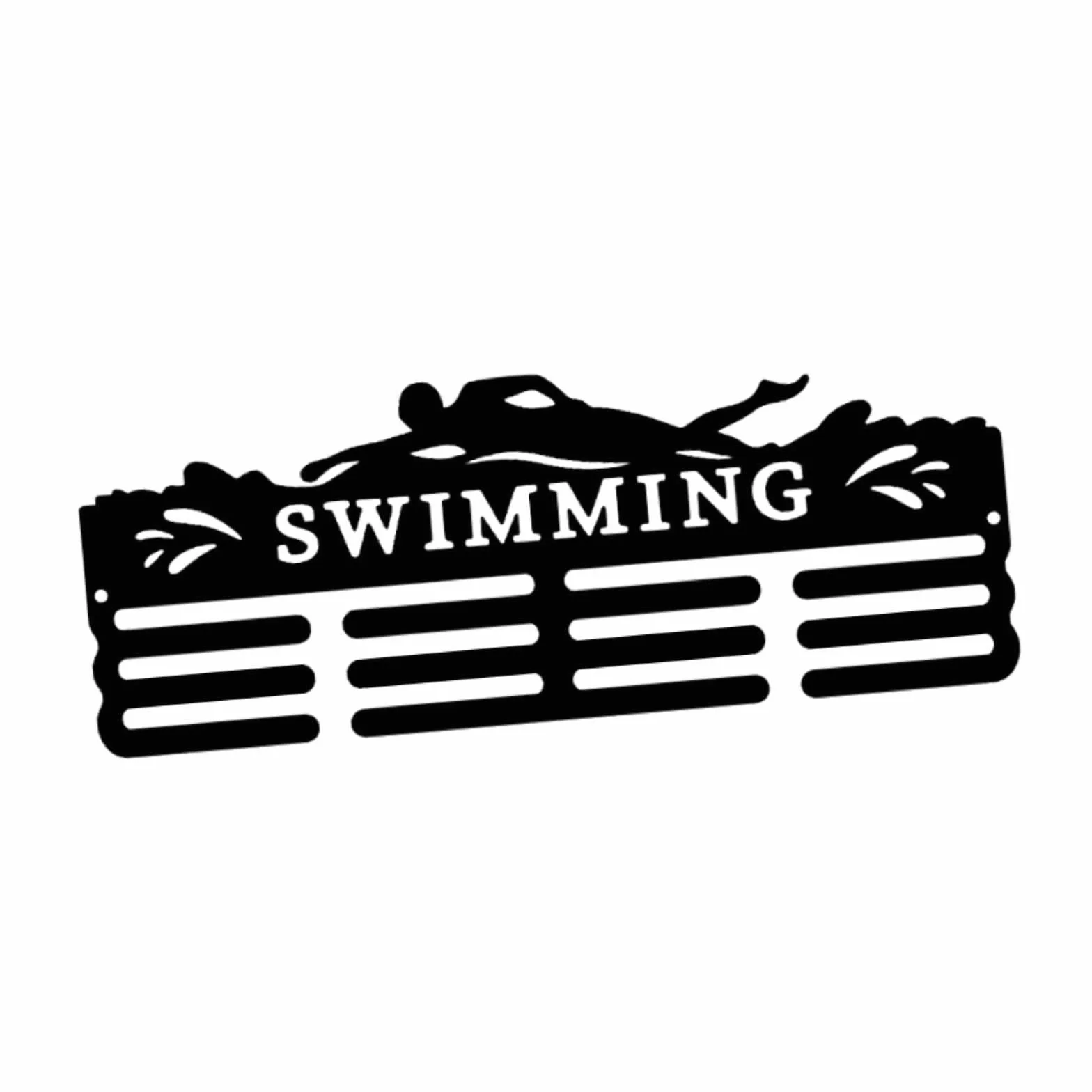 Espositore per Medaglie Porta Medaglie Sospeso Robusto Nuoto