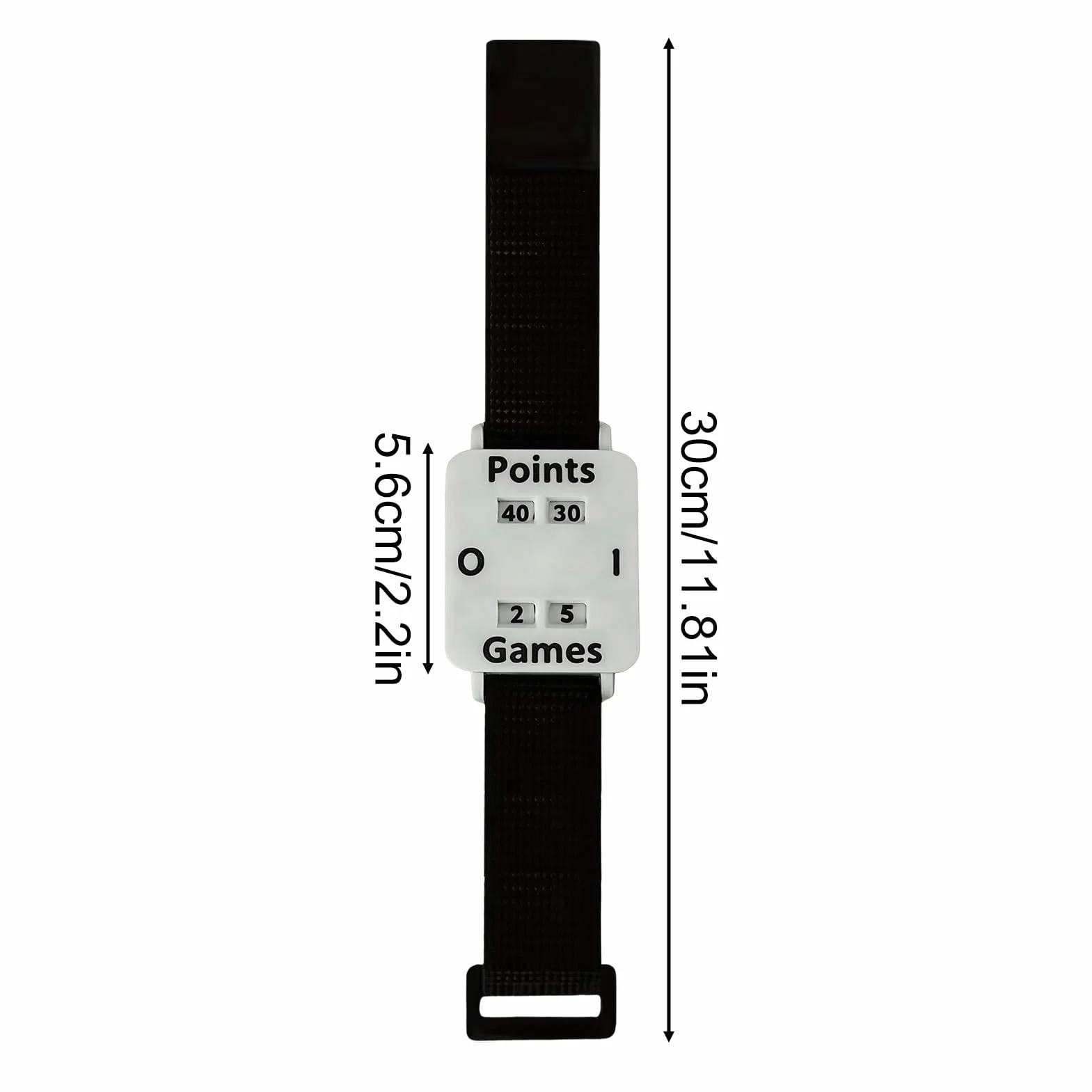 Bracciale Contatore Punteggi – Misuratore Regolabile Grande Schermo Cinturino da Polso Tennis per Adulti Uomini Donne Sport