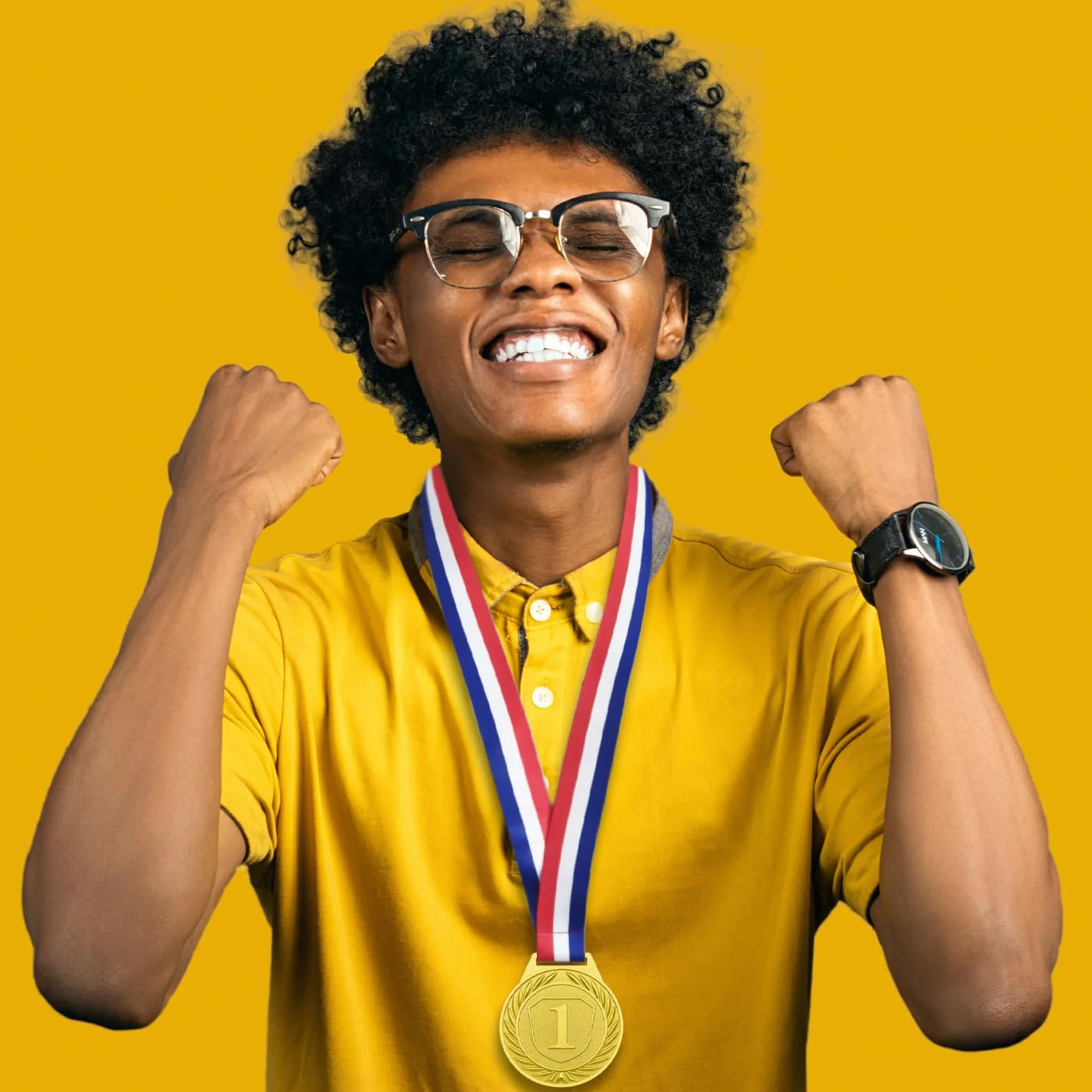 Medaglie per Bambini 3 Pezzi Oro Argento Bronzo con Nastro, Medaglia in Metallo per Giornata Sportiva