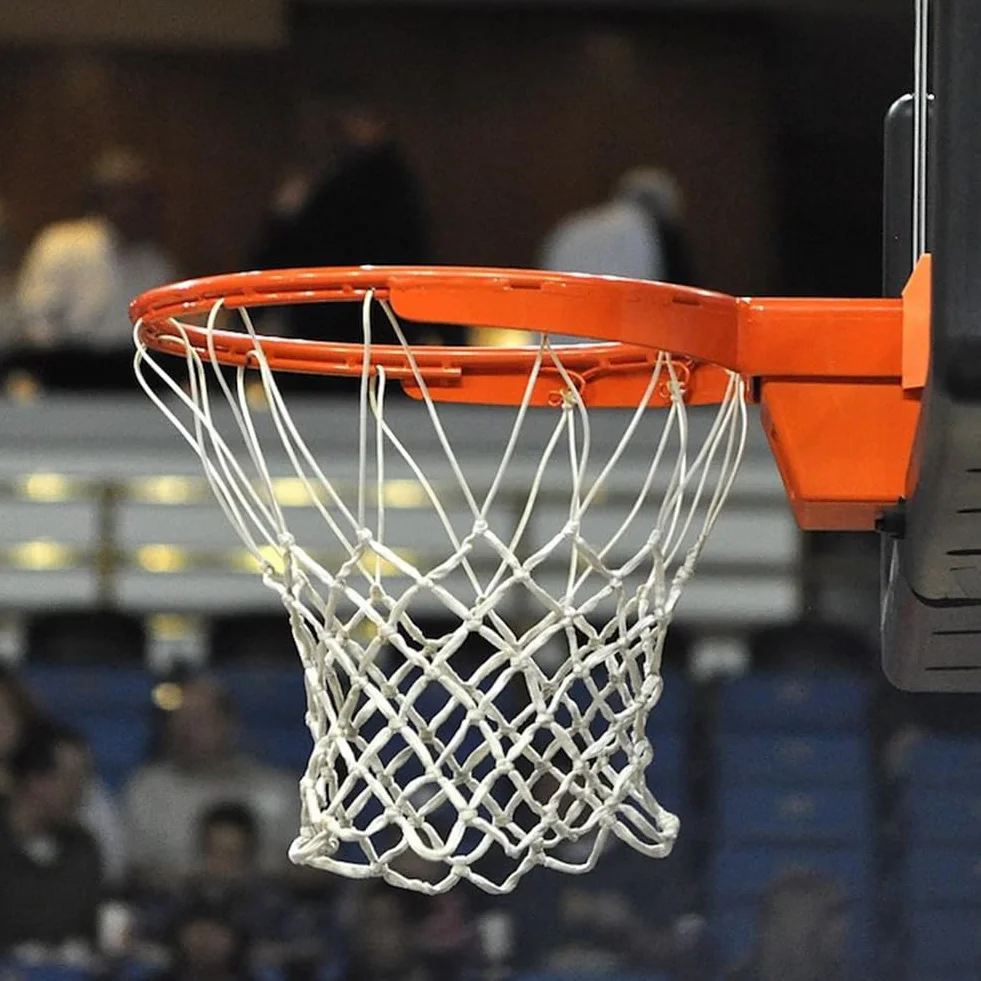 Cerioll Rete da basket taglia standard resistente alla pioggia e al sole bianco