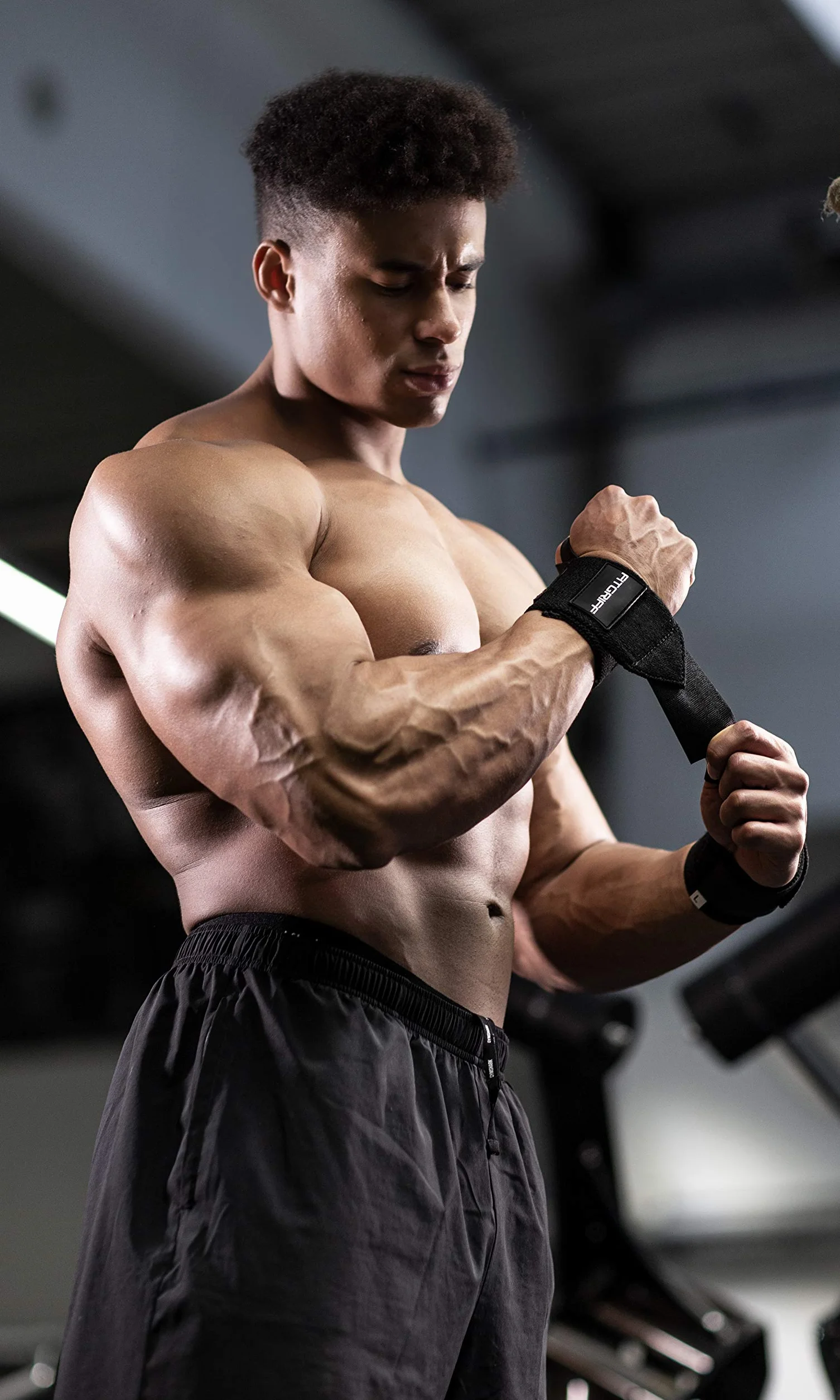 Fitgriff® Polsini Palestra Professionali per Fitness e Bodybuilding Uomo Donna