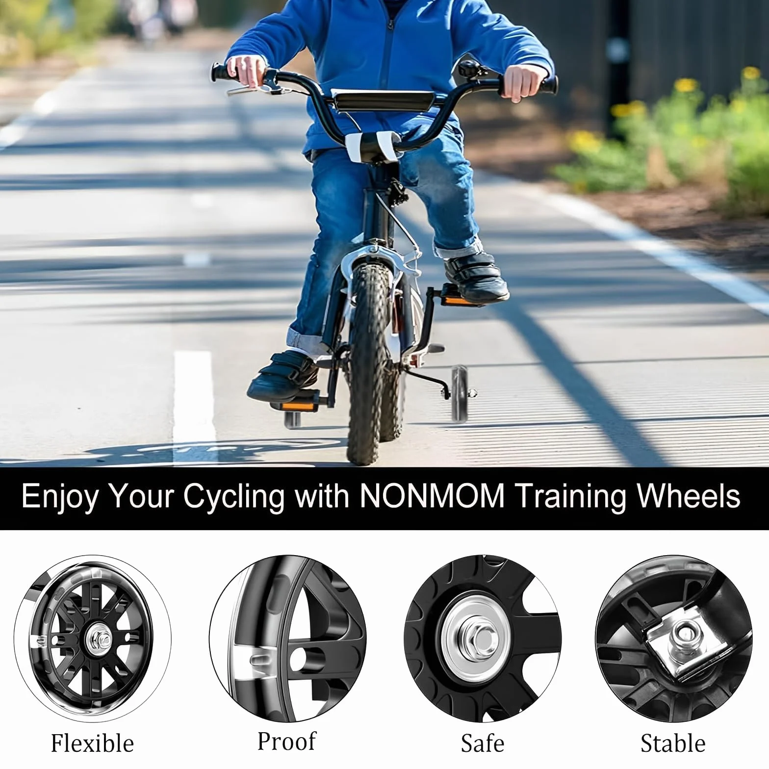 Rotelle Stabilizzatori per Bicicletta Bambino Training Wheels