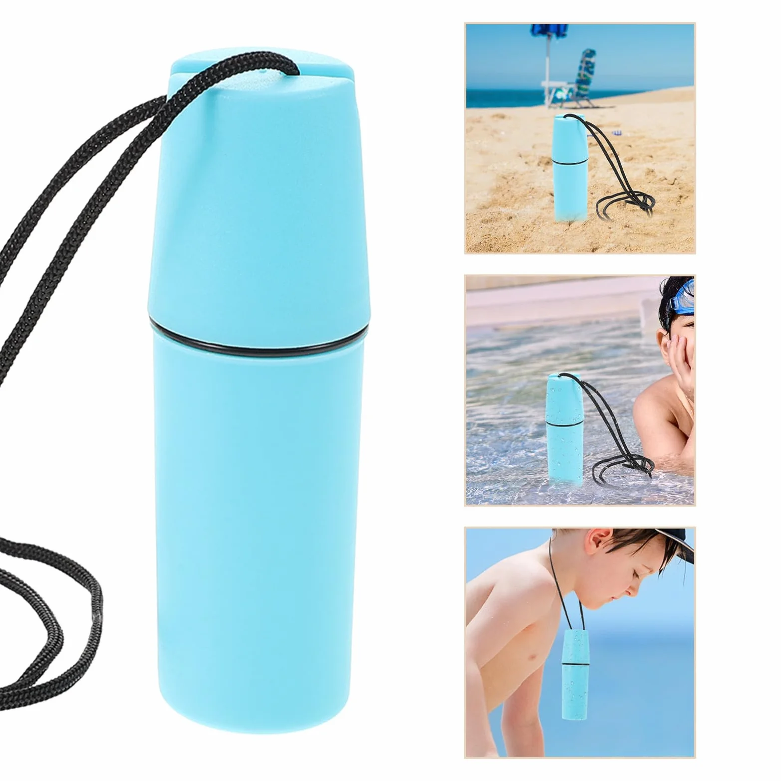 jojofuny 2 Pezzi Scatola Portatile in Plastica Custodia Asciutta Resistente per Immersioni Spiaggia
