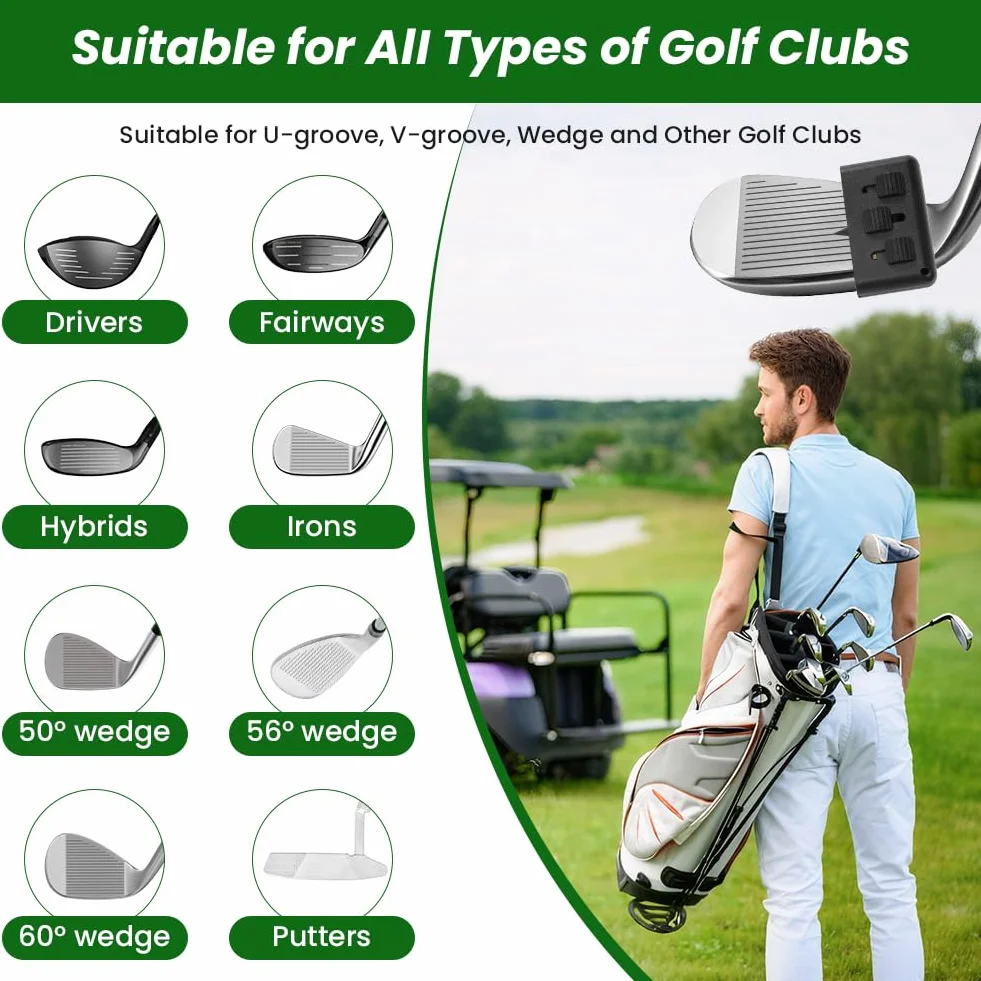 flintronic 2/3 Pezzi Kit di Pulizia per Golf Accessori da Golf
