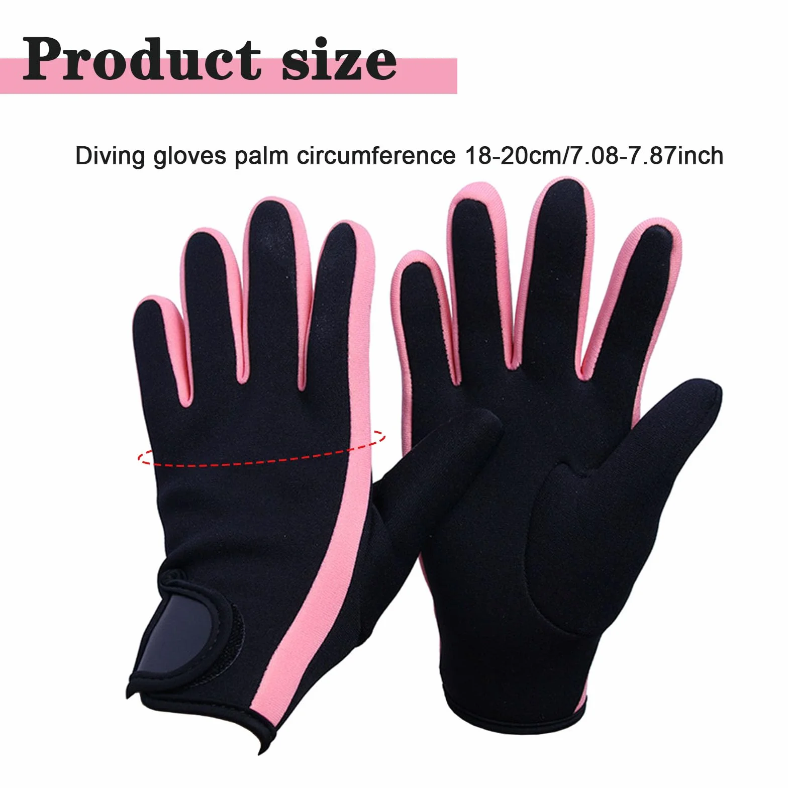 Guanti termici da immersione da 2 mm, guanti elastici in neoprene, guanti termici sportivi per muta in neoprene