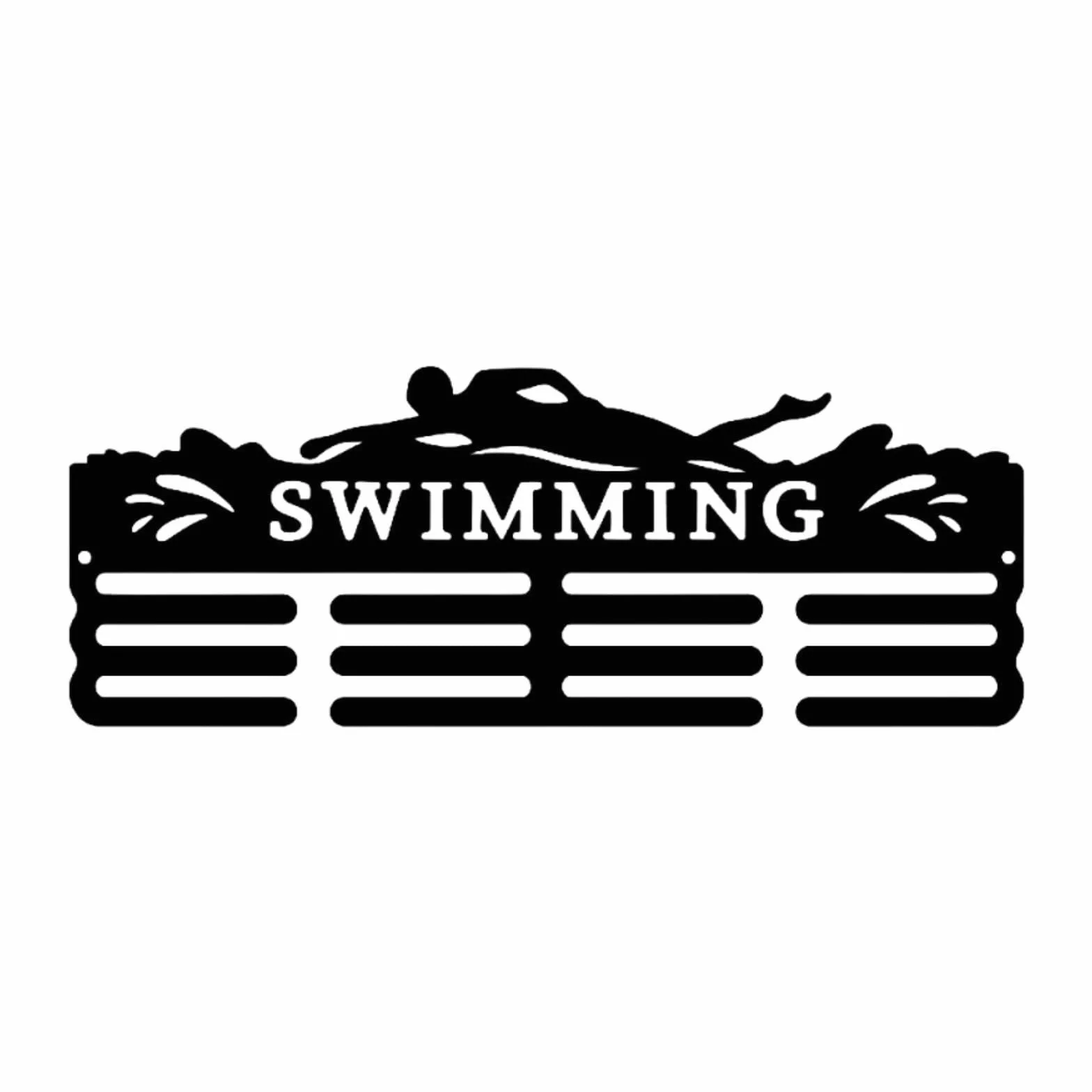 Espositore per Medaglie Porta Medaglie Sospeso Robusto Nuoto