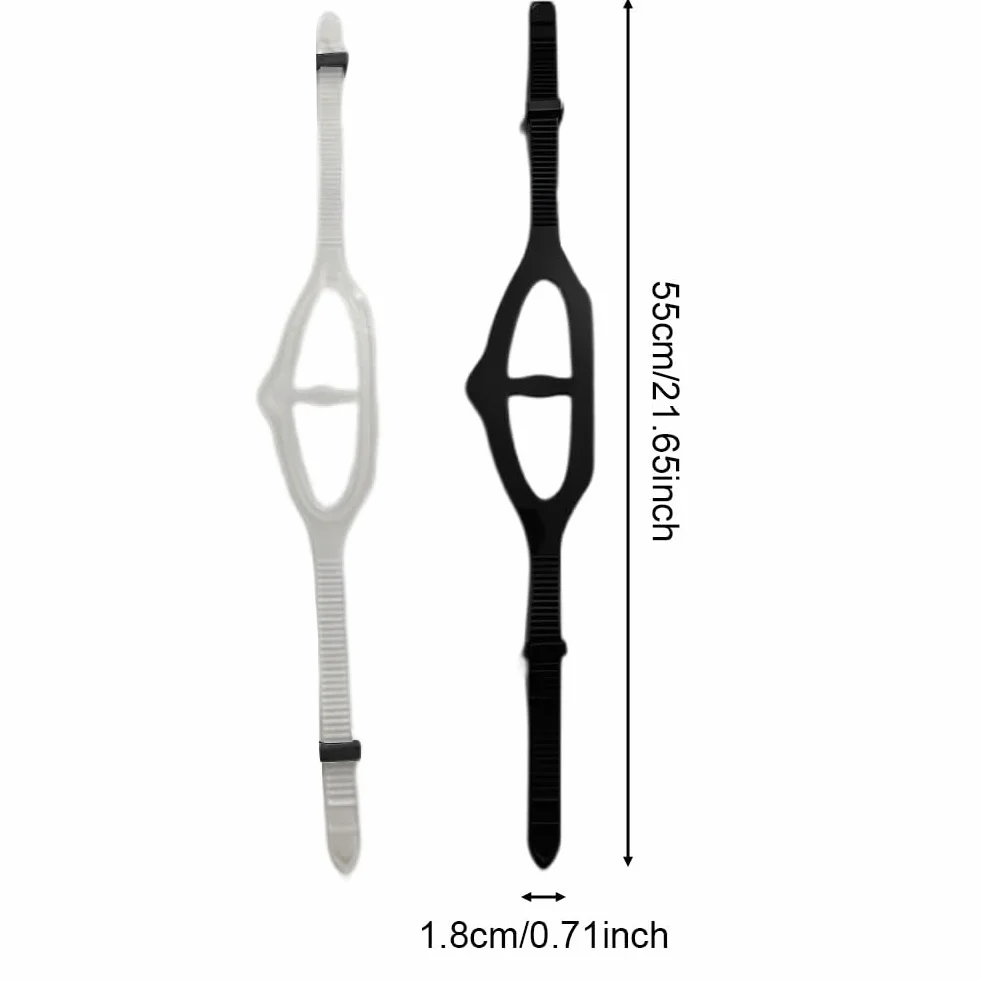 Faderr 2 pezzi Silicone Dive Mask Strap Sostituzione Universale Maschera Cinturino, Occhiali Da Nuoto Occhiali Cinturino In Silicone Fascia Della Testa Accessori per Immersioni Nuotata Snorkel
