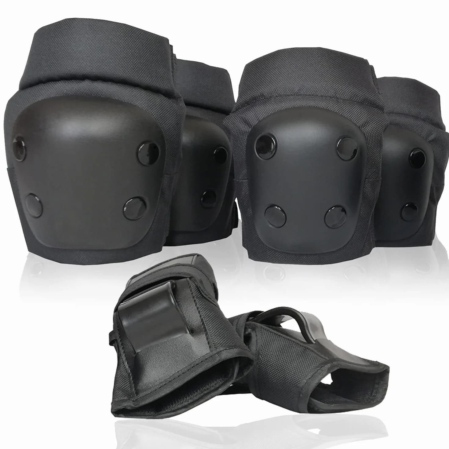 WeLLIFE Set Protezioni per Bambini Ginocchiere Gomitiere e Polsi 3-16 Anni Varie Taglie per Pattini Bici Skateboard
