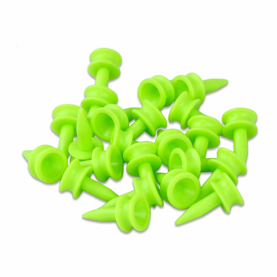Golf in plastica 25 mm verde 2,5 cm