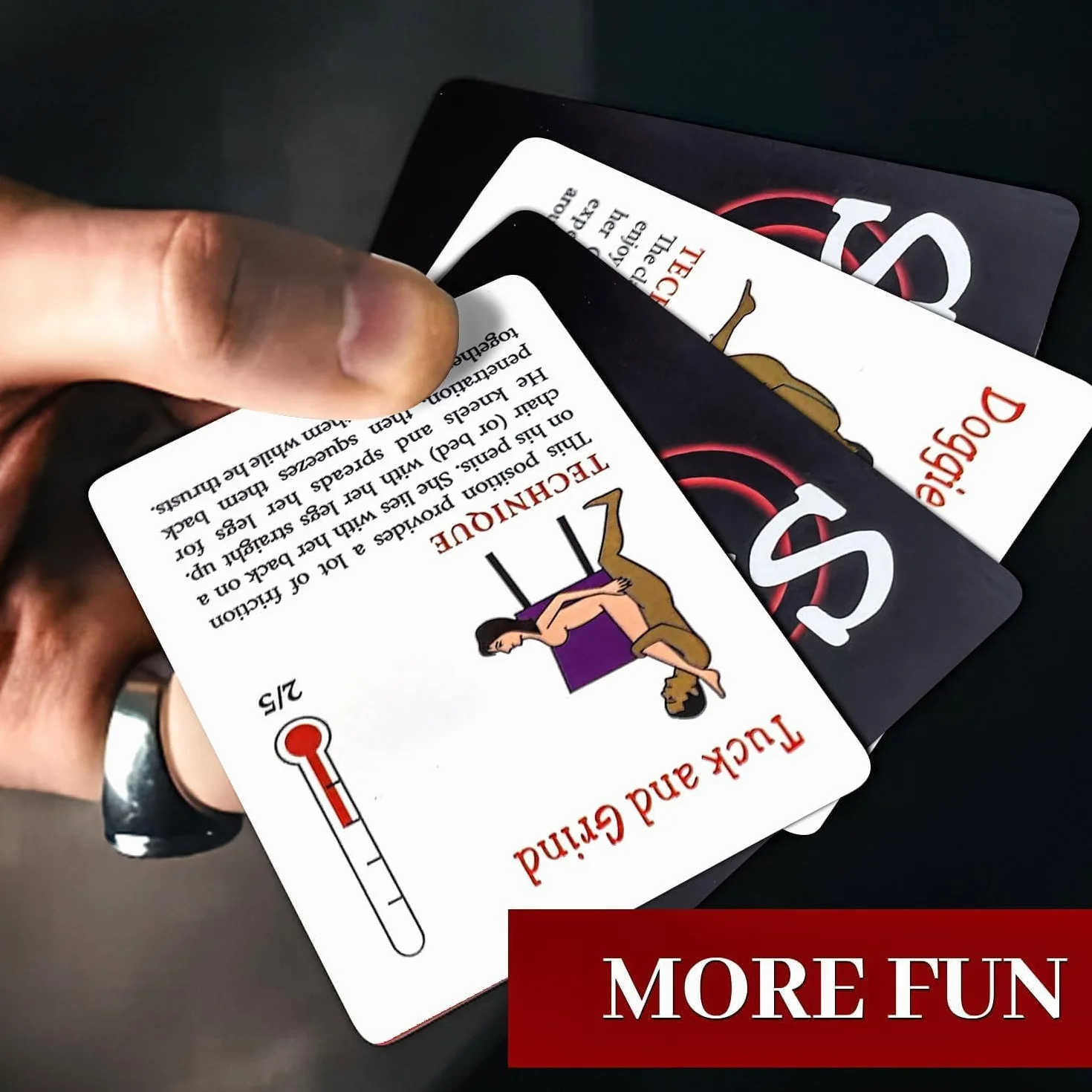 Kamasutra Poker Cards 50-Piece Adult Board Game for Couples