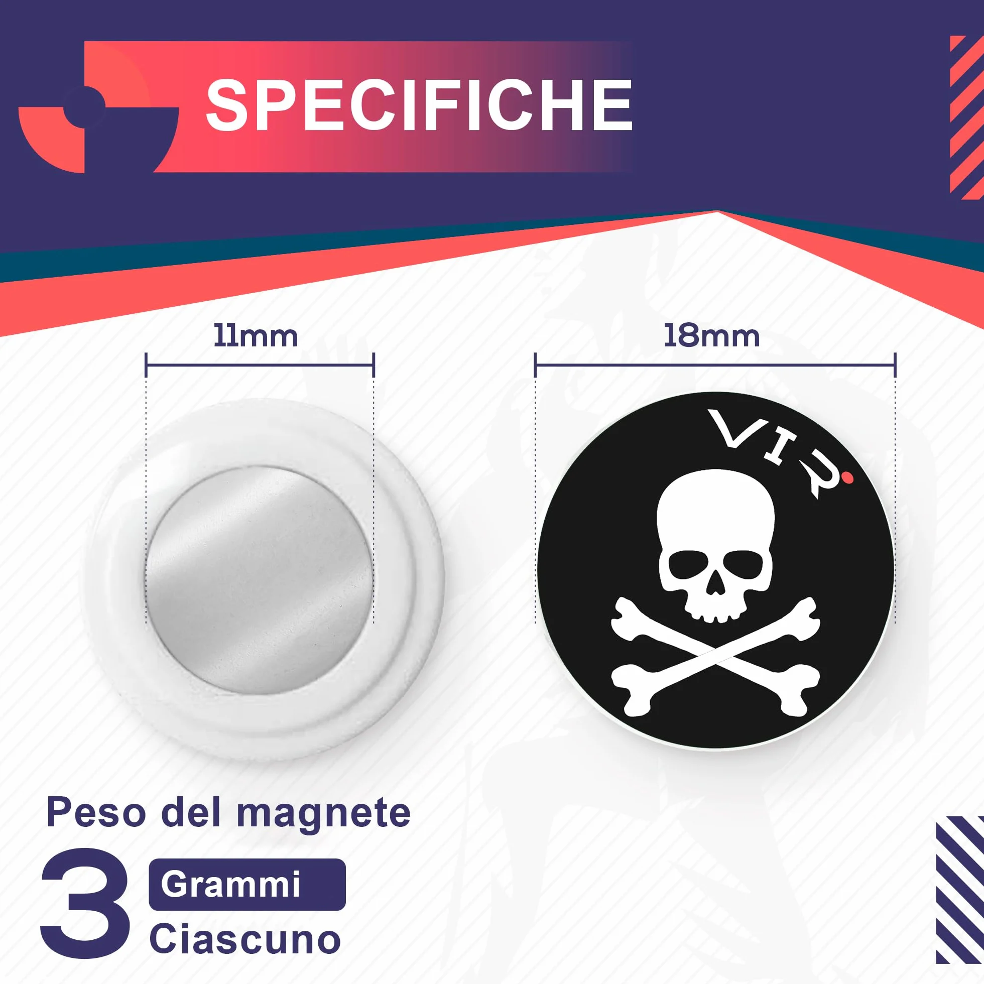 Magneti Pettorali Running Ultra Forti - 4 Pezzi - Fissaggio Sicuro per Maratona, Trail e Triathlon
