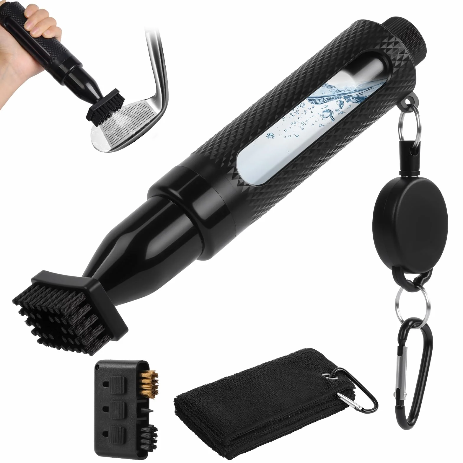 flintronic 2/3 Pezzi Kit di Pulizia per Golf Accessori da Golf