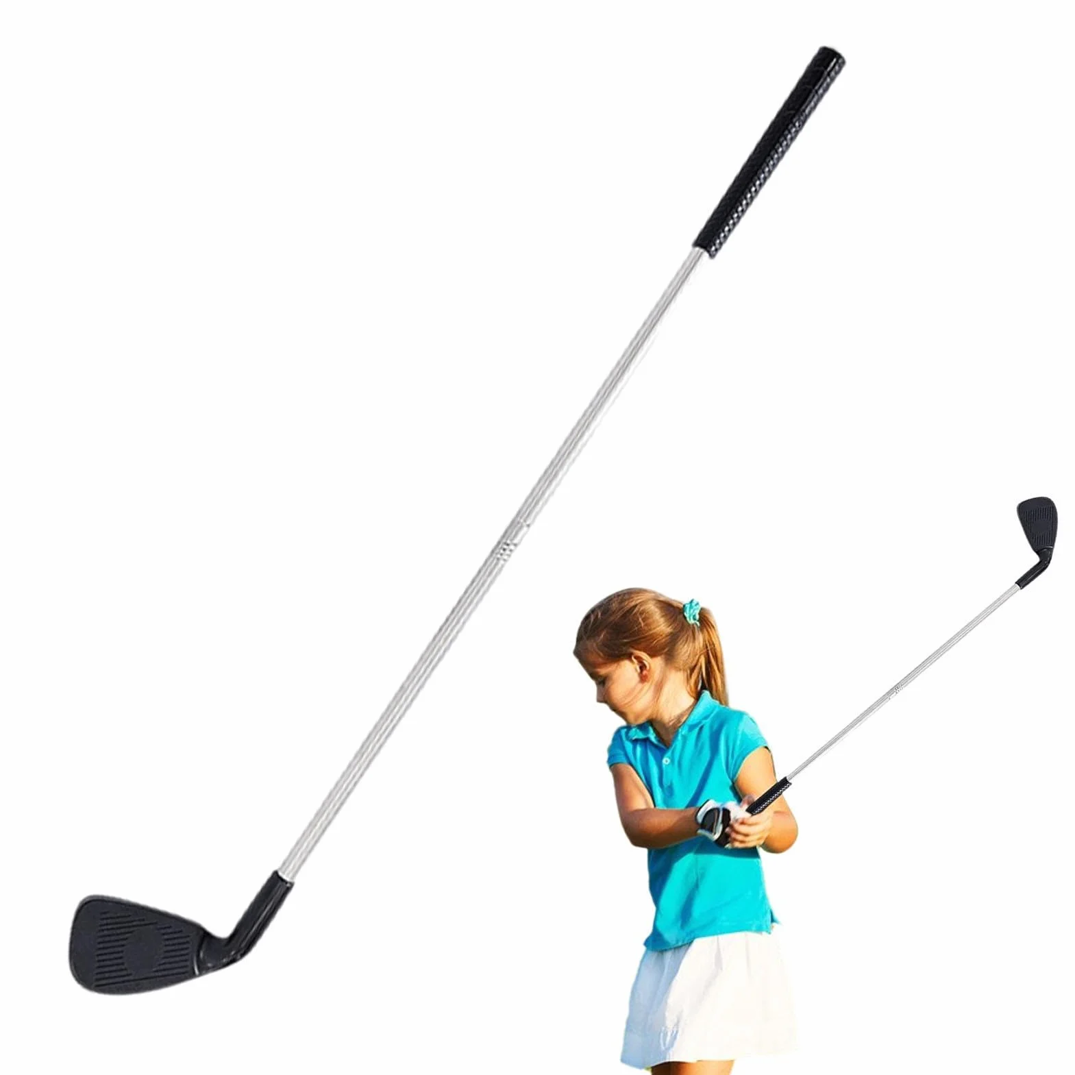 Mazze da Golf per Bambini Putter Robusto per Uomini Destrimani Mancini Adulti Pratica Indoor Domestica Skuda