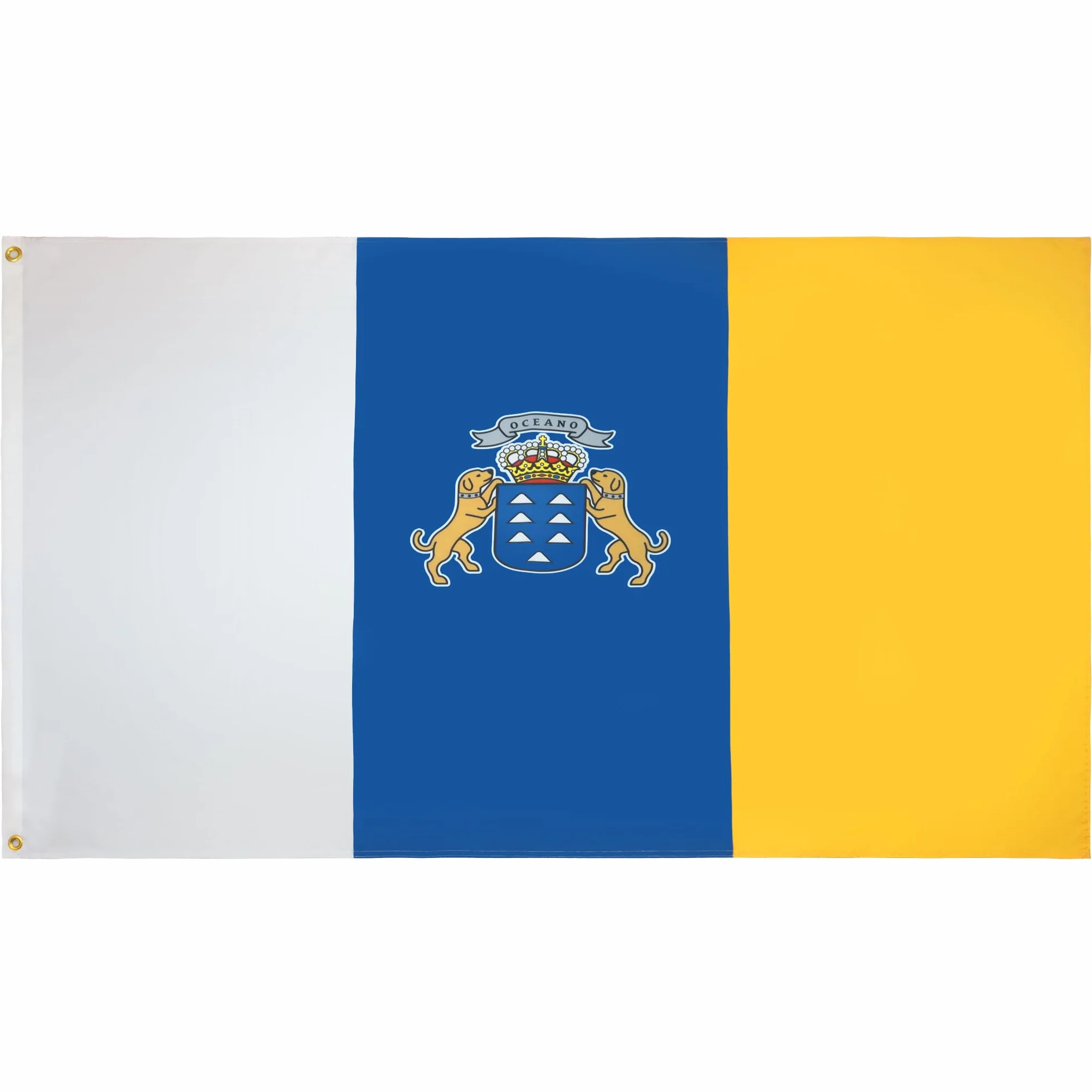 AZ FLAG Bandiera Isole Canarie 150x90cm Bandiera Canarias in Spagna 90x150cm