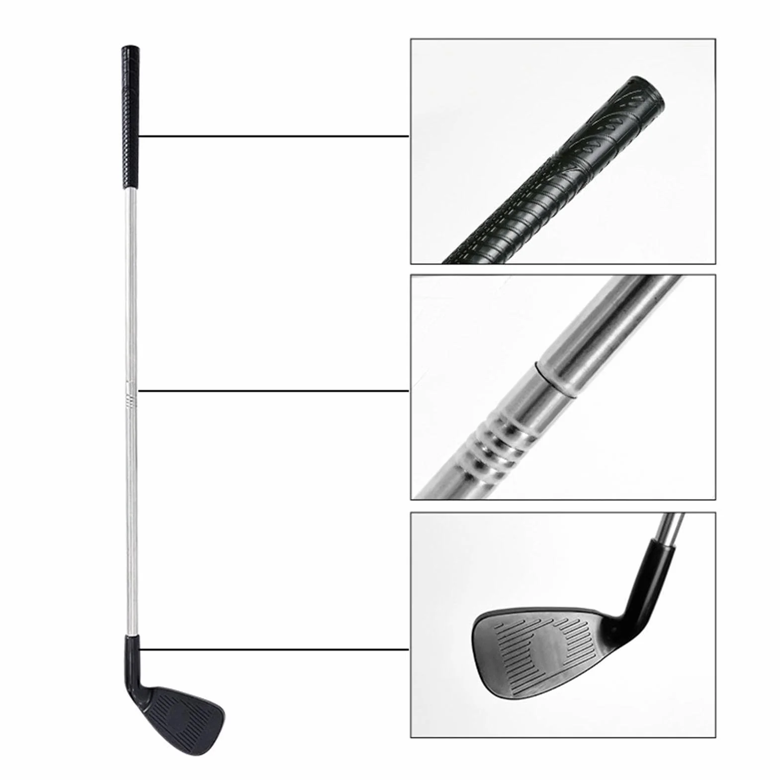 Mazze da Golf per Bambini Putter Robusto per Uomini Destrimani Mancini Adulti Pratica Indoor Domestica Skuda