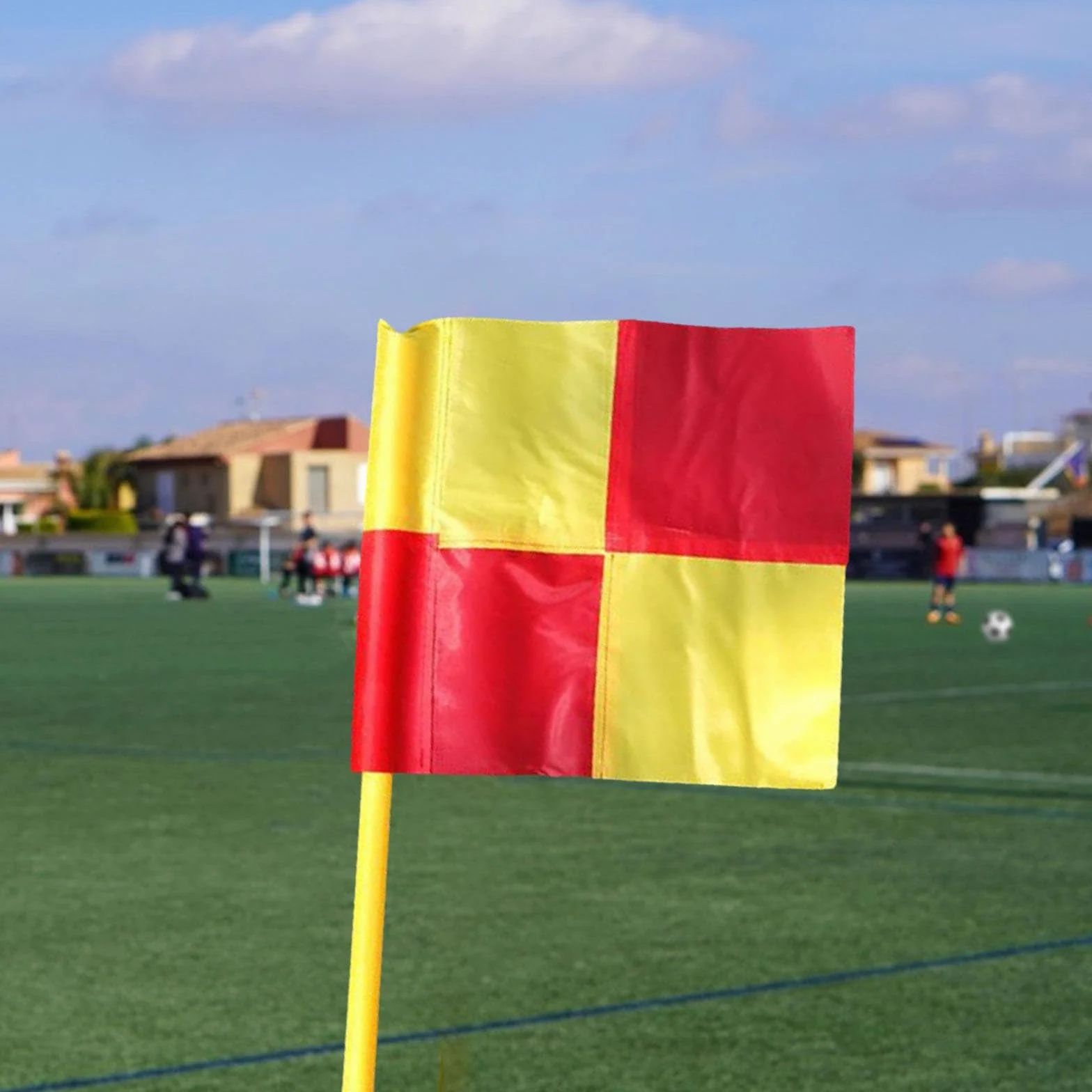 Perfk Attrezzatura per l'Allenamento con Bandierine da Calcio, Resistenti alle Intemperie