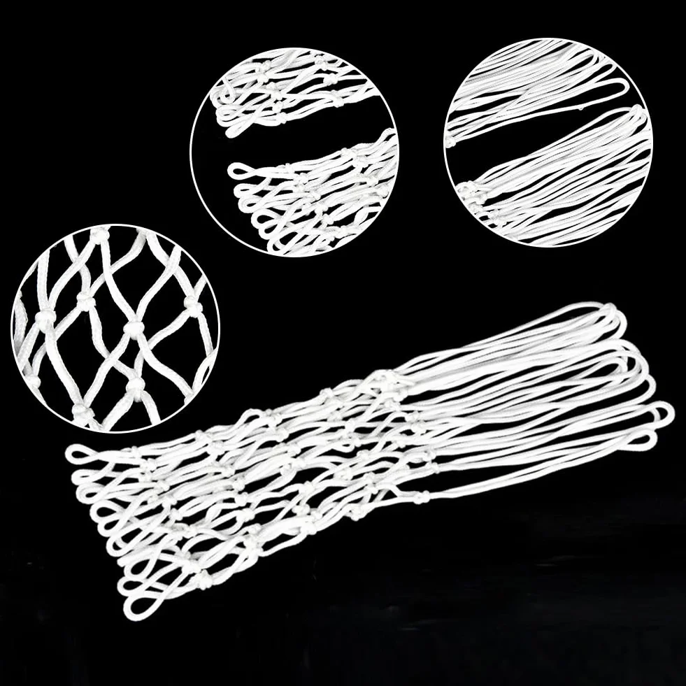 Cerioll Rete da basket taglia standard resistente alla pioggia e al sole bianco