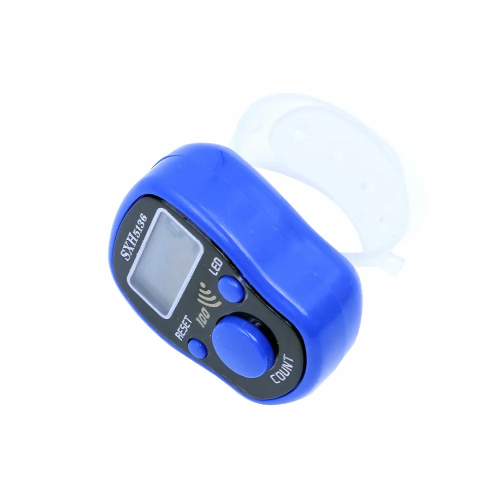 DollaTek 4 pz Mini Punto Marker Riga Dito Contatore LCD Display Elettronico Digitale