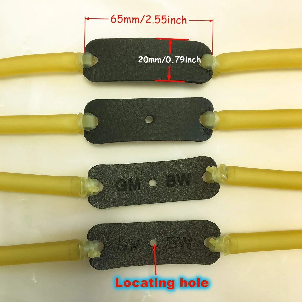 GM&BW 4 Set di Ricambio in Gomma Inserti per Tubi Stile