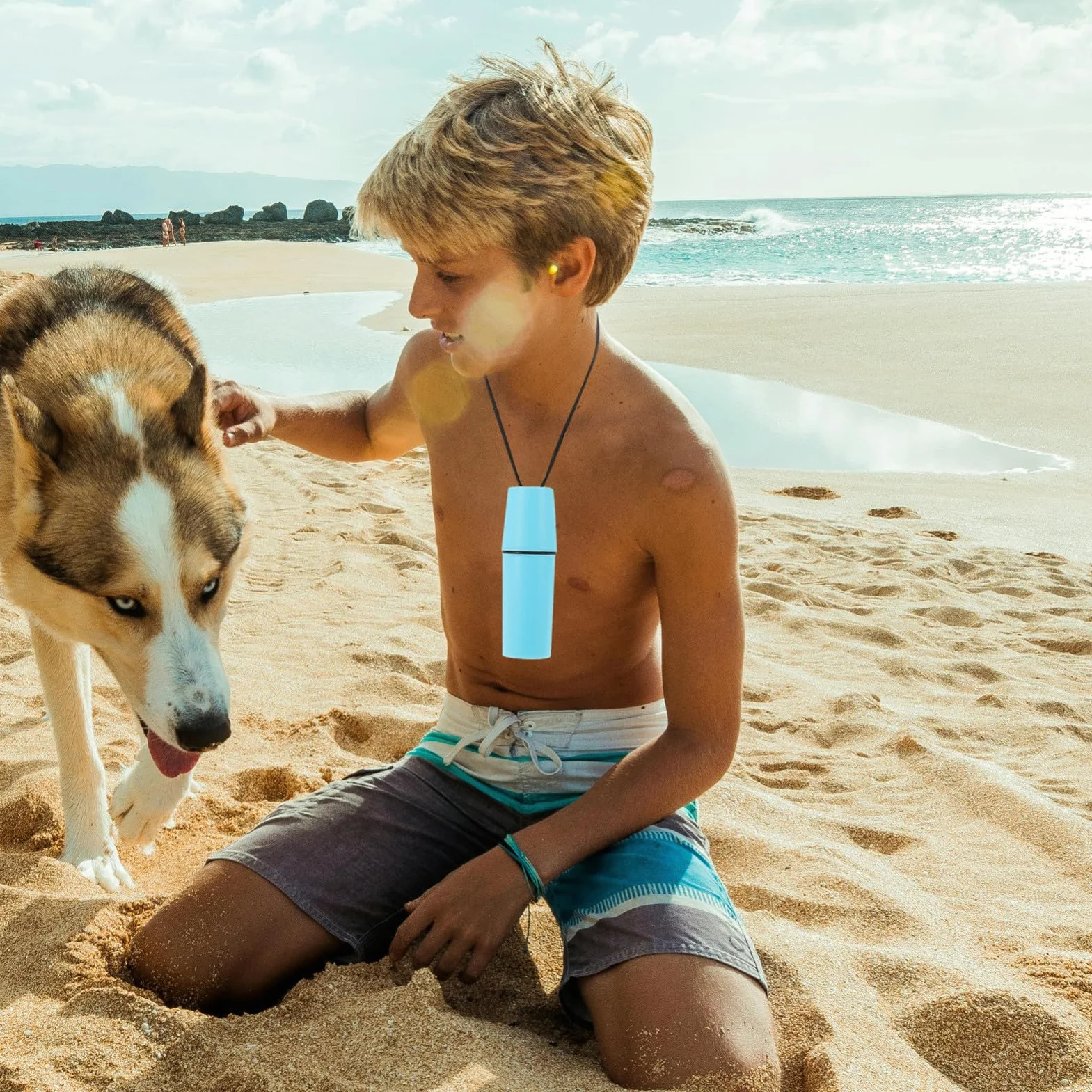 jojofuny 2 Pezzi Scatola Portatile in Plastica Custodia Asciutta Resistente per Immersioni Spiaggia