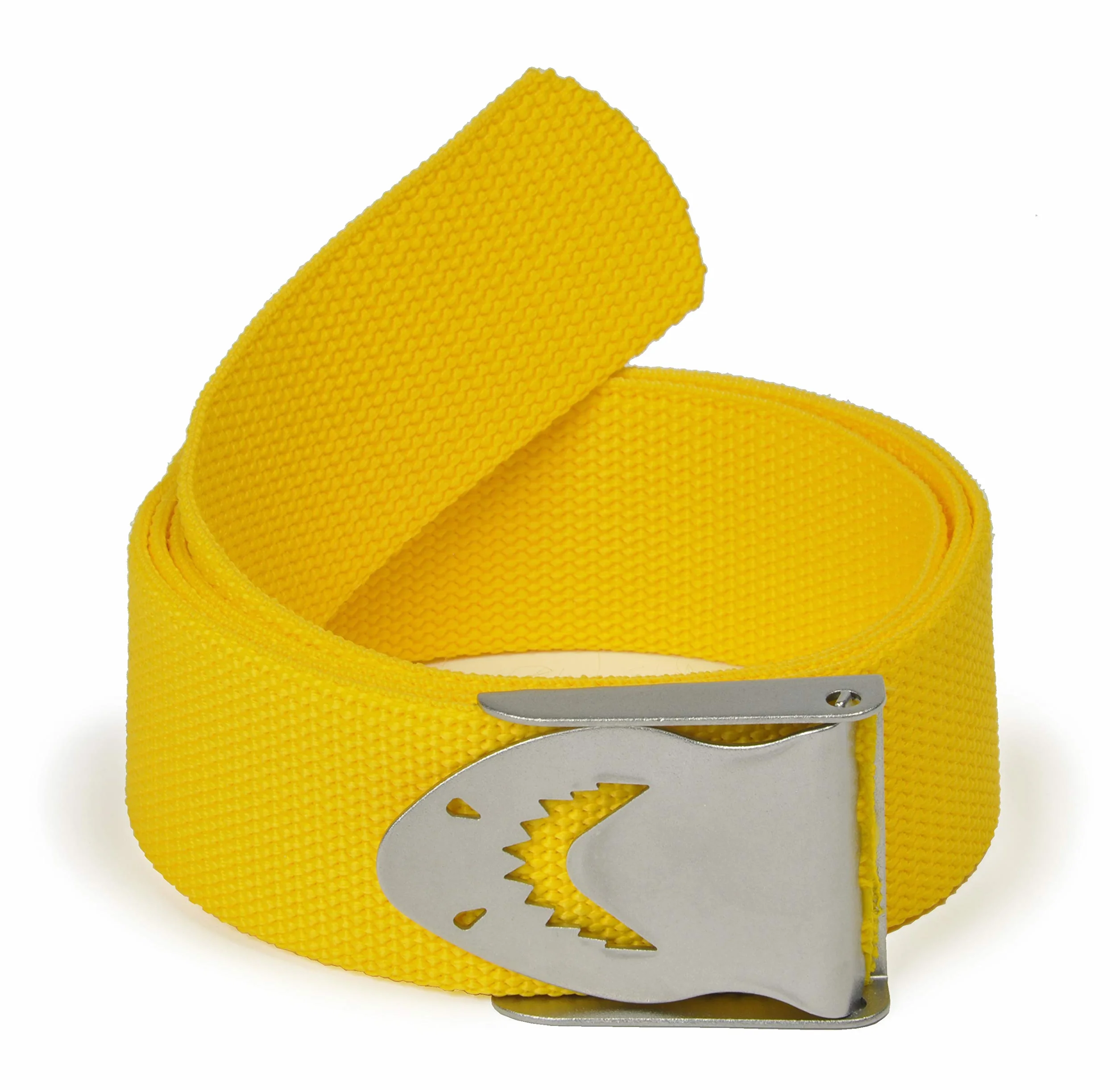 Cintura Porta Piombi Sub Fibbia Inox Squalo Giallo Unisex Adulto Taglia Unica