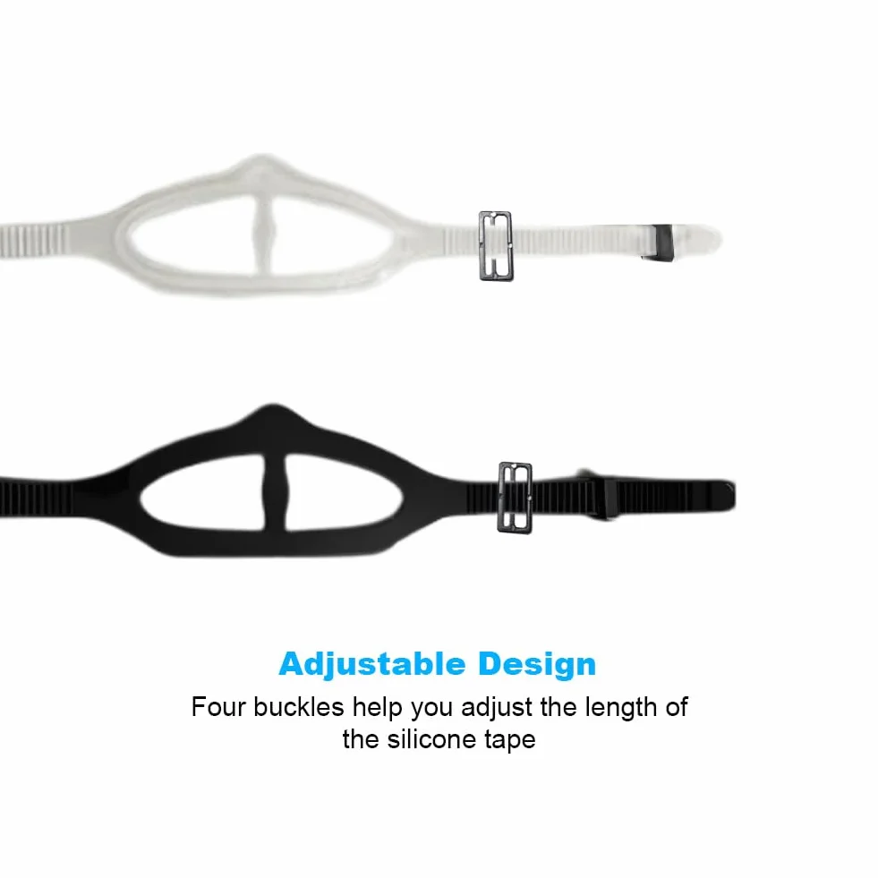 Faderr 2 pezzi Silicone Dive Mask Strap Sostituzione Universale Maschera Cinturino, Occhiali Da Nuoto Occhiali Cinturino In Silicone Fascia Della Testa Accessori per Immersioni Nuotata Snorkel