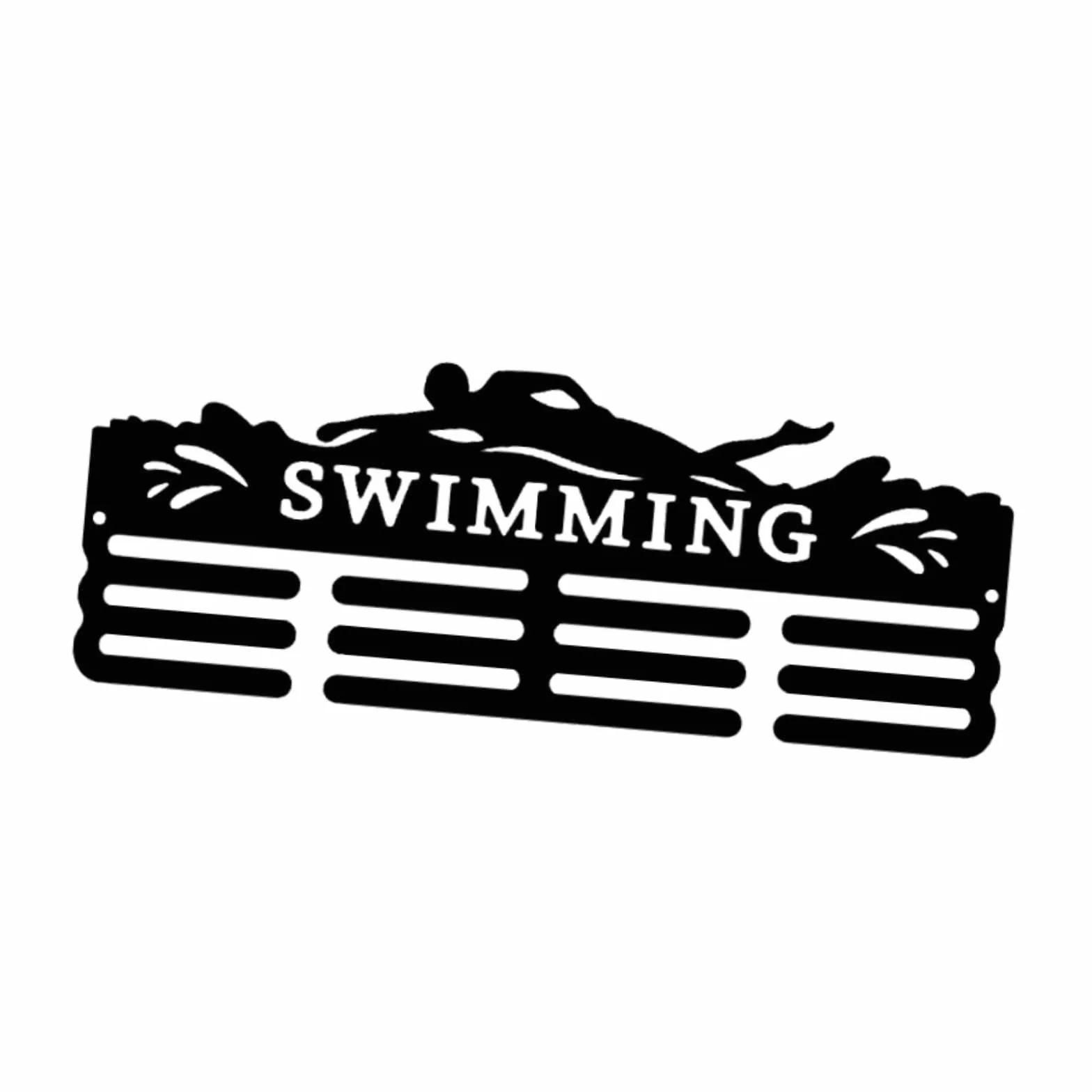 Espositore per Medaglie Porta Medaglie Sospeso Robusto Nuoto