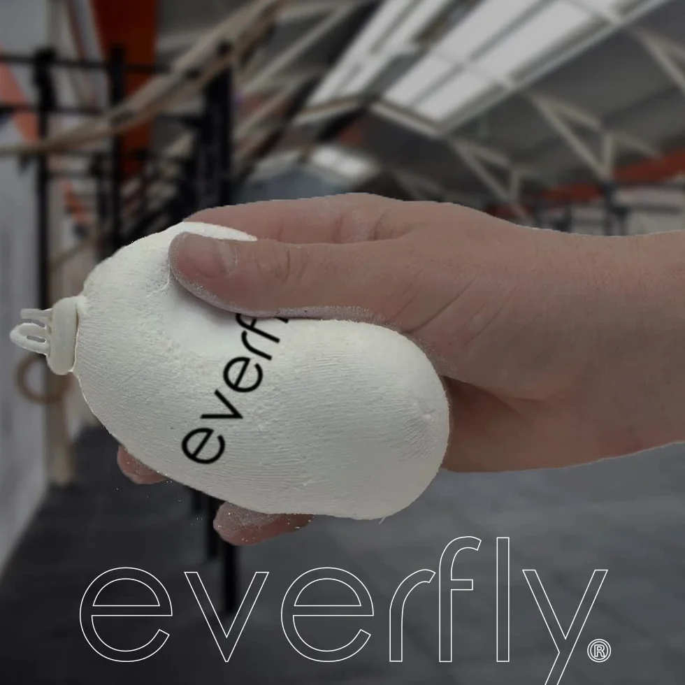 Everfly Magnesite in Polvere 3x60gr Chalk Bag Gesso Crossfit Arrampicata Calisthenics Sollevamento Pesi Palestra Dry Hands Grip