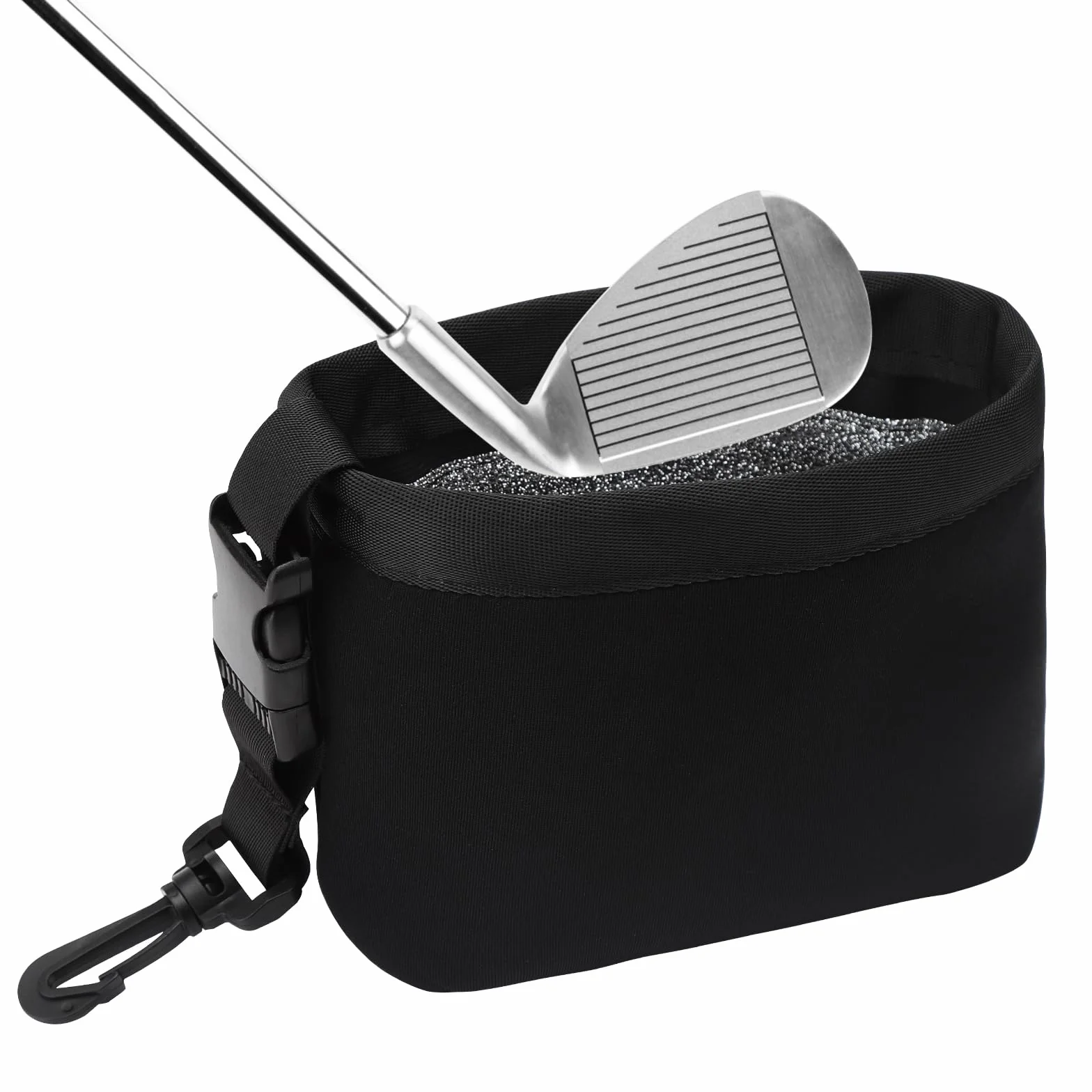 Borsa per Pulizia Mazze da Golf e Palline Clip Staccabile Lavabile